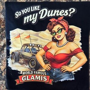 Gildan Black Tee with Retro Graphic